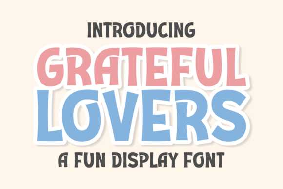 Grateful Lovers Font - Featured Image