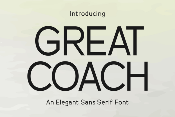 Great Coach Font - Featured Image