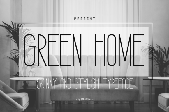 Green Home Font - Featured Image