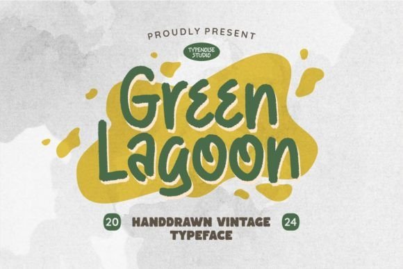 Green Lagoon Font - Featured Image