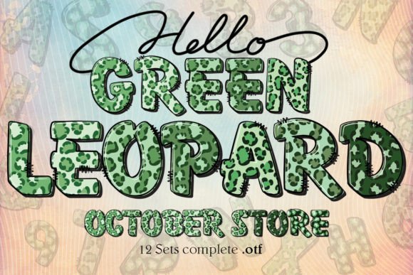 Green Leopard Font - Featured Image