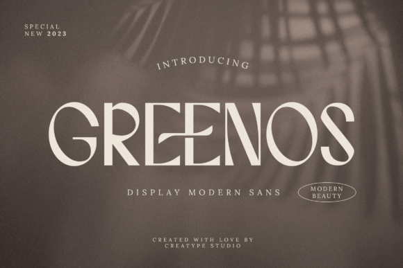 Greenos Font - Featured Image