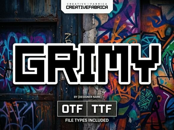 Grimy Font - Featured Image