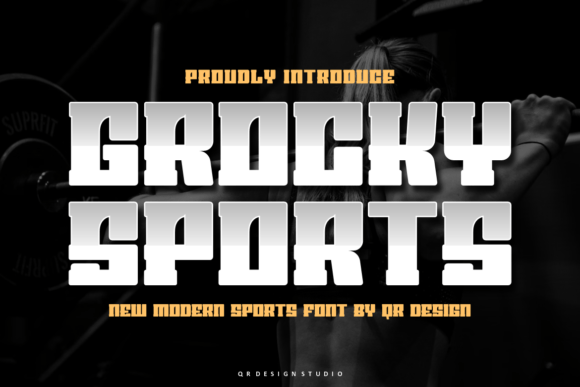 Grocky Sports Font - Featured Image