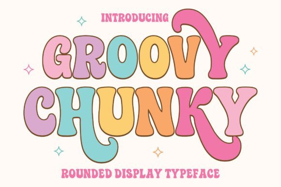 Groovy Chunky Font - Featured Image