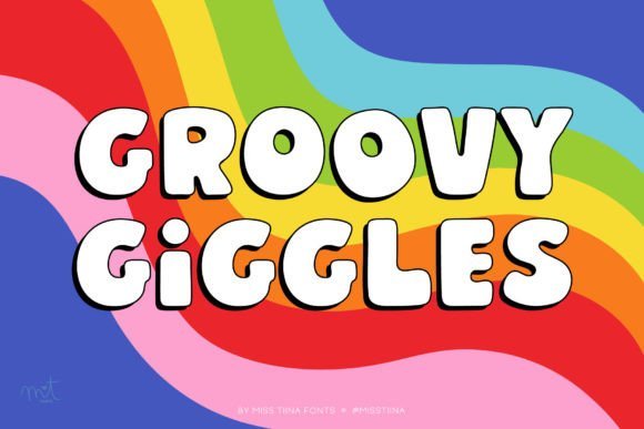 Groovy Giggles Font - Featured Image