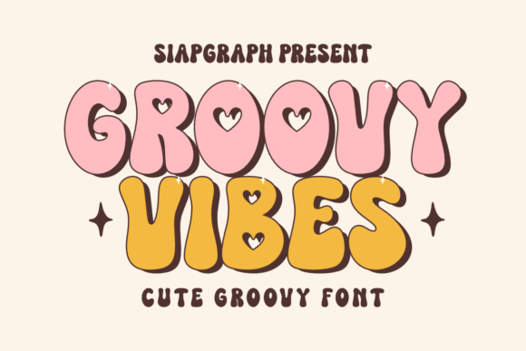 Groovy Vibes Font - Featured Image