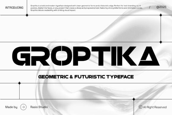 Groptika Font - Featured Image