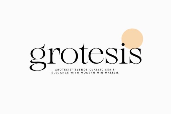Grotesis Font - Featured Image
