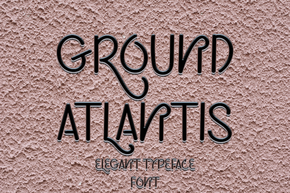 Ground Atlantis Font - Featured Image