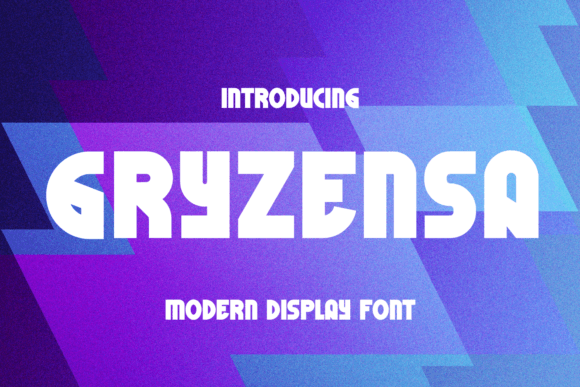 Gryzensa Font - Featured Image