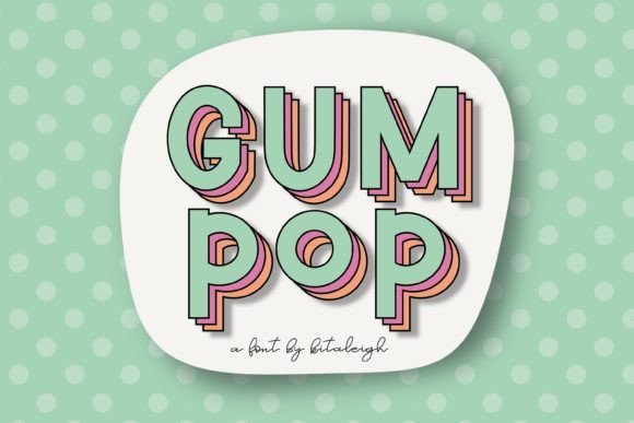 Gum Pop Font - Featured Image