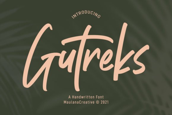 Gutreks Font - Featured Image