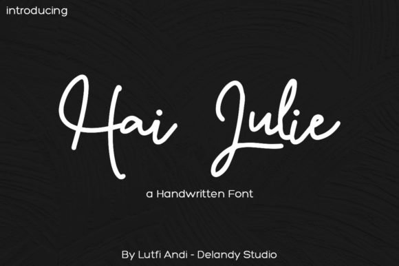 Hai Julie Font - Featured Image