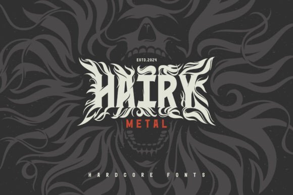 Hairy Metal Font - Featured Image