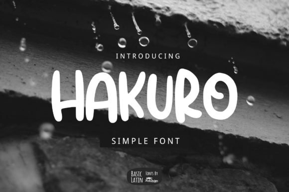 Hakuro Font - Featured Image