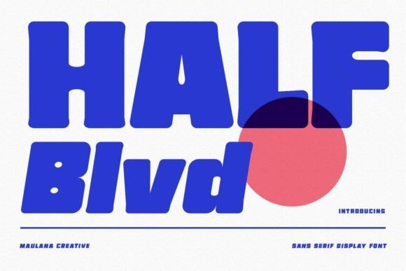 Half Blvd Font - Featured Image