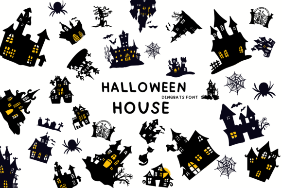 Halloween House Font - Featured Image