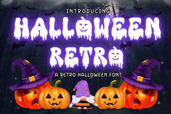 Halloween Retro Font - Featured Image