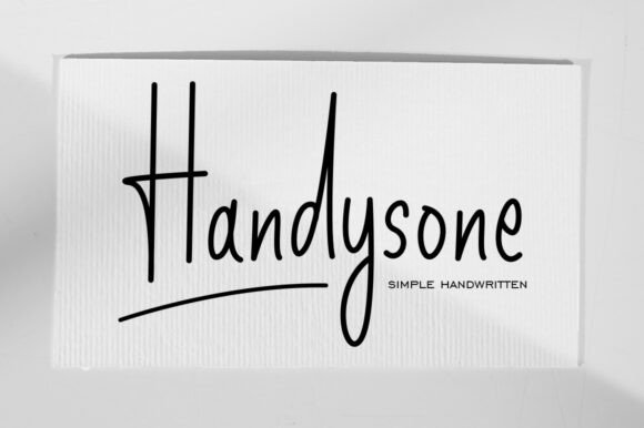 Handysone Font - Featured Image