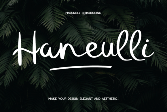 Haneulli Font - Featured Image