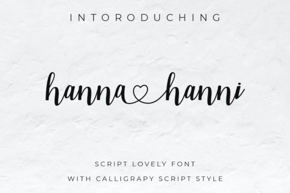 Hanna Hanni Font - Featured Image