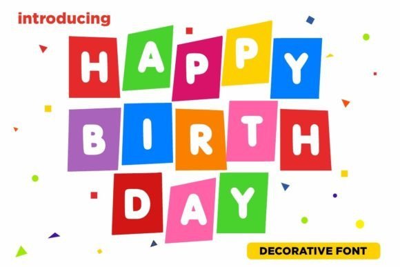 Happy Birth Day Font - Featured Image