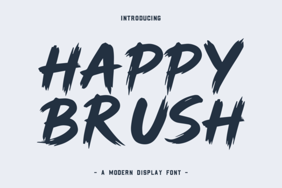 Happy Brush Font - Featured Image
