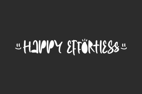 Happy Effortless Font - Featured Image