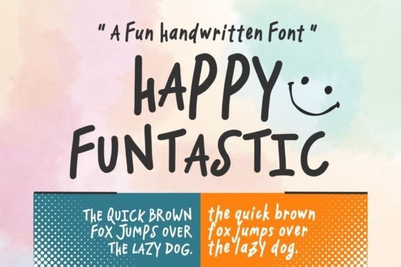Happy Funtastic Font - Featured Image