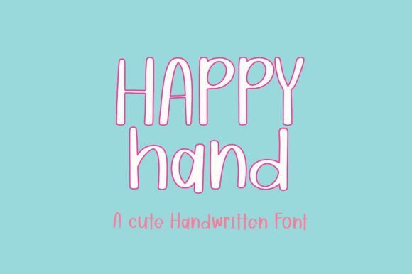 Happy Hand Font Font - Featured Image