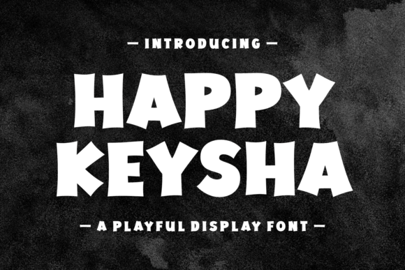 Happy Keysha Font - Featured Image