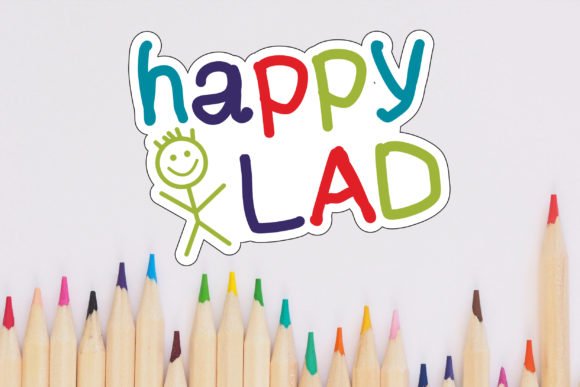 Happy Lad Font - Featured Image