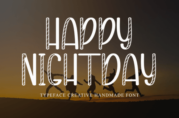Happy Nightday Font - Featured Image