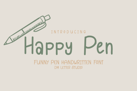 Happy Pen Font - Featured Image
