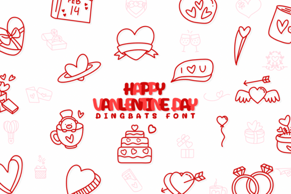 Happy Vanlentine Day Font - Featured Image