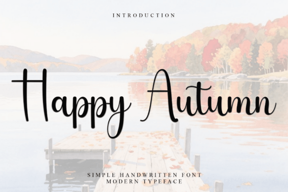 Happyautumn Font - Featured Image
