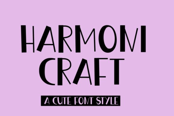 Harmony Craft Font - Featured Image