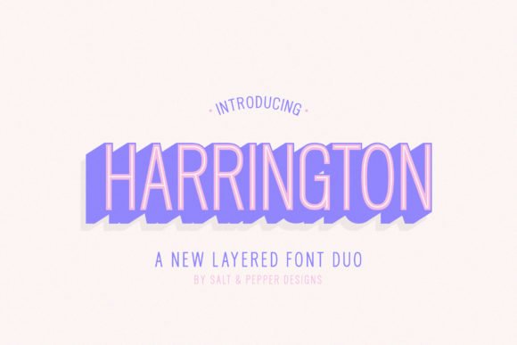 Harrington Family Font - Featured Image