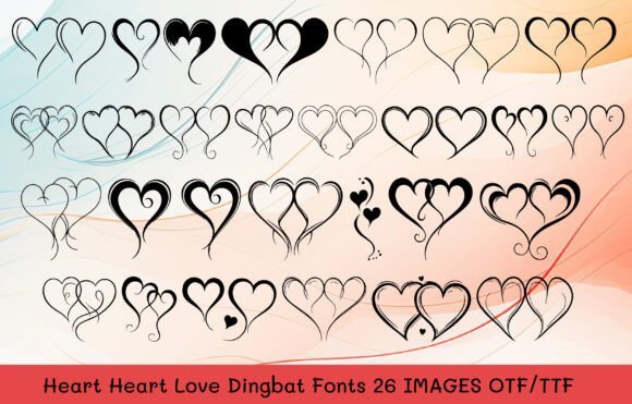 Heart Heart Love Font - Featured Image
