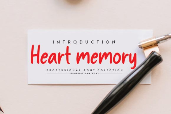 Heart Memory Font - Featured Image