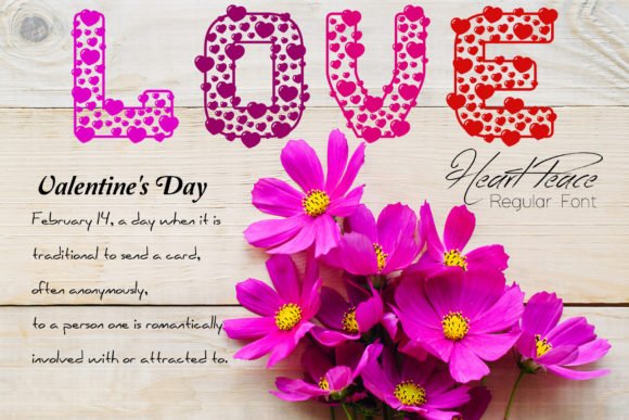 Heart Peace Font - Featured Image