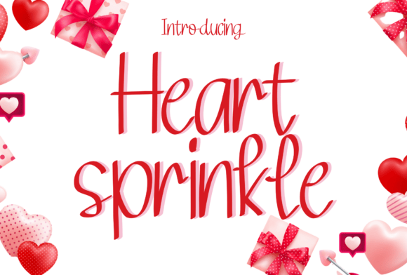 Heart Sprinkle Font - Featured Image
