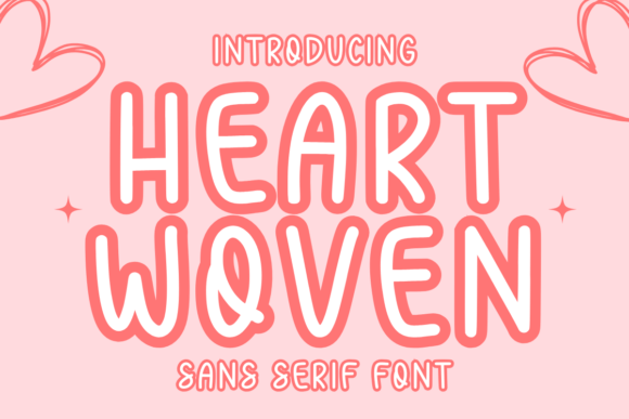 Heart Woven Font - Featured Image