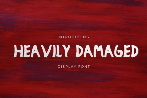 Heavily Damaged Font - Featured Image