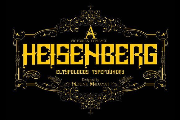 Heisenberg Font - Featured Image