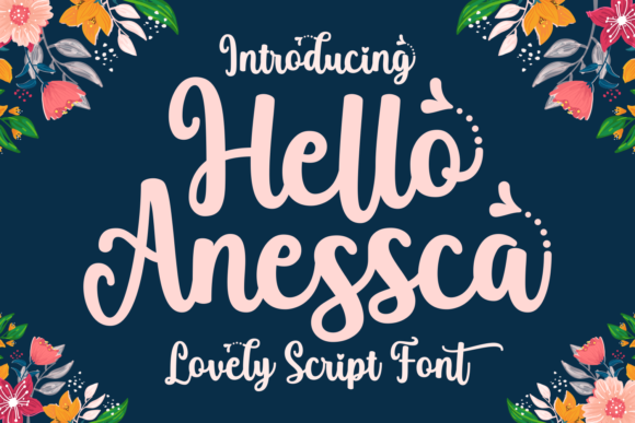 Hello Anessca Font - Featured Image
