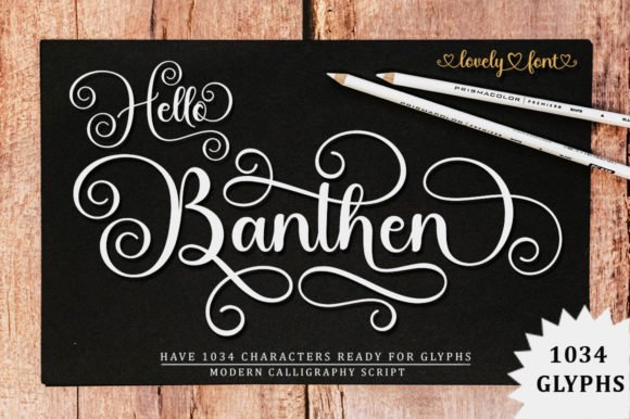 Hello Banthen Font - Featured Image