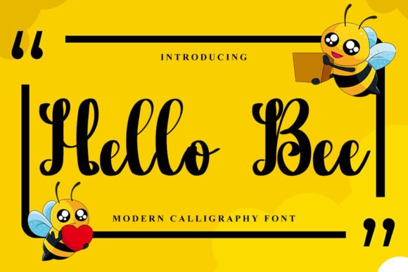 Hello Bee Font - Featured Image
