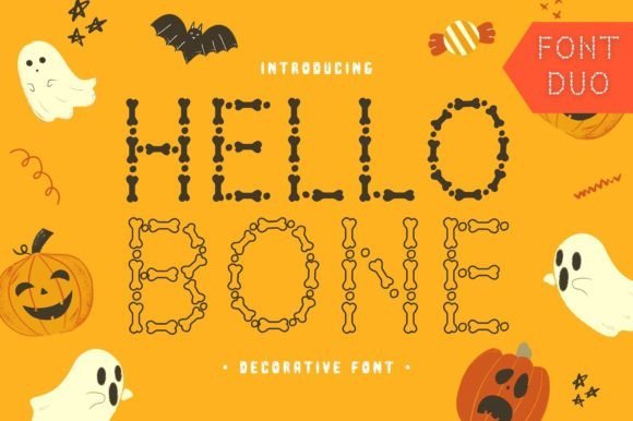 Hello Bone Font - Featured Image
